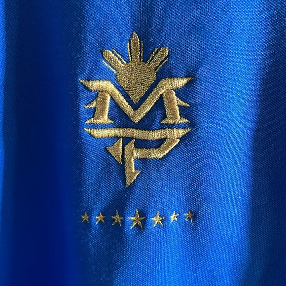 2010 Nike Pac-Man manny pacquiao zip up jacket Sz large 370404-493 - Picture 2 of 5